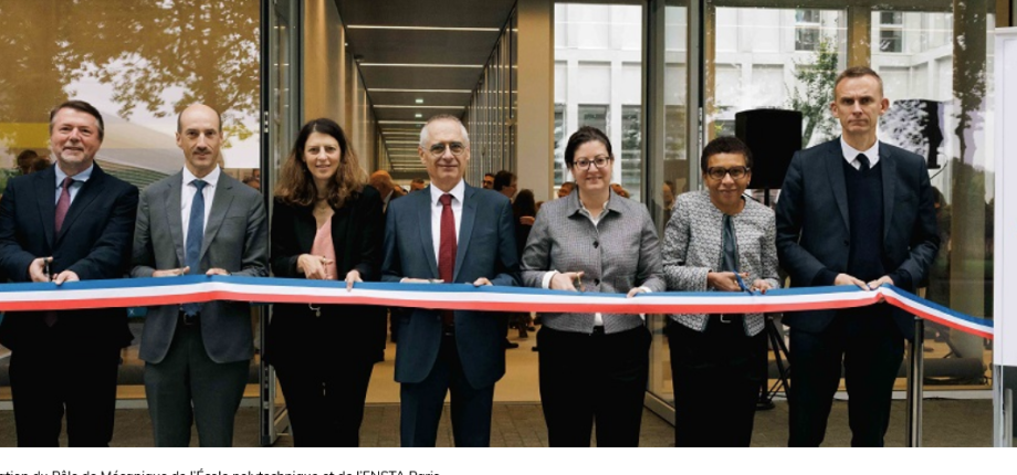 Inauguration of the Pôle de Mécanique at École polytechnique and ENSTA Paris 